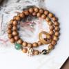 Pulsera de Sándalo Barbie Multiestilo Exquisita DIY Loto Pixiu Accesorios Pulsera de Círculo Único para Hombres y Mujeres