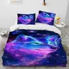 Juego de Cama de Tres Piezas con Estampado de Animales 3D Impresión Digital Amazon Exportación Europea y Americana Textiles para el Hogar Ropa de Cama Personalizable con Imágenes