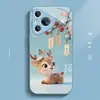 Funda para Teléfono Móvil Yilu Fortune Adecuada para Apple 16Promax Iphone15/14 Nueva Dibujo Animado 13 Funda de Vidrio