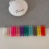 Pinzas Básicas para el Cabello Estilo Coreano, Pinzas Laterales, Pinzas de Pato de Colores Dopamina, Versión Estrecha Francesa, Pinzas que No Marcan para Peinar