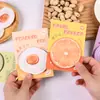 Notas Adhesivas de Frutas de Dibujos Animados Estilo Ins Etiquetas de Notas para Estudiantes Pegatinas Memo de Mensajes Marcador de Oficina Pegatinas Reutilizables