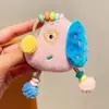 Lazo para el pelo lindo de perro feo y pequeño monstruo para niñas de Otoño e Invierno, alta elasticidad, coleta alta, cuerda para el pelo de dibujos animados juguetona, goma elástica peculiar para niños