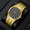 2025 Transfronterizo Nuevo Reloj para Hombre Barril Redondo Banda de Aleación de Titanio Acero Pantalla de Cuarzo Negocio Casual Venta al por Mayor
