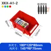Caja de piezas en ángulo antiestática engrosada, caja de almacenamiento de estante modular, caja para materiales de tornillos de ferretería