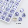 Dongzhou Diamante Cristal Morado Lavanda Para Uñas Boutique de Diamantes Fondo Puntiagudo Cristal K9 Mariposa Popular en Internet Accesorios Populares para Uñas