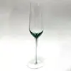Vela de Nube Copa de Vino Tinto Cristal Gris Humo Gradiente Copa de Uva Soplada Artificialmente