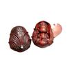Palo de Rosa Tallado Cabeza de Gato de la Alegría Buda Sin Fase Zorro de Nueve Colas DIY Wen Juega Cuentas de Buda Accesorios de Joyería Cadena de Teléfono Móvil Pulsera