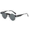 Gafas de sol redondas retro estilo Harajuku sencillas para mujer 2025, nuevas gafas de sol anti-UV de hip hop para celebridades de Internet, gafas para hombre