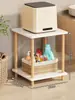 Suporte mini máquina de lavar para varanda, rack base elevada para máquina de lavar roupa íntima pequena, suporte de chão de banheiro de camada dupla