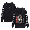 Moletom com Capuz e Zíper Attack on Titan AliExpress Ataque Transfronteiriço com Forro de Fleece