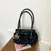 Bolso de lunares de moda transfronterizo, nueva colección de otoño 2026, bolso de mano exquisito, bolso para el trabajo, bolso de hombro con lazo y bolso de axila