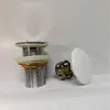 Lavabo Lavamanos Fregadero Desagüe Panel Espesor a Prueba de Explosiones a Prueba de Olores Cubierta Cerámica Azul Cobre Perforado Pop-Up