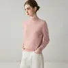 Nuevo Suéter de Punto para Mujer Otoño/Invierno 2026 100% Cachemir Puro de Cuello Alto Medio, Prenda de Alta Gama, Suéter de Capa Base