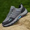 Zapatos de Senderismo Talla Grande Zapatos de Hombre Transfronterizos Otoño Antideslizantes Resistentes al Desgaste Protección Laboral Zapatos de Trabajo Suela Gruesa Turismo Deportes al Aire Libre Senderismo