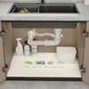 Alfombrilla Absorbente para Fregadero de Cocina, Alfombrilla Drenante para Gabinete de Lavabo, Resistente a Manchas, Impermeable, a Prueba de Humedad, a Prueba de Moho, Alfombrilla para Cajones y Gabinetes