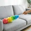 Plumero de Plumas de Colores para el Hogar Antiestático de Plástico Plumero Limpiador de Polvo Plumero Antiguo Fácil de Limpiar