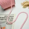 Artículos en stock encaje de pompón multicolor pompón suave y esponjoso cinta de ondas ropa para niños borde de falda accesorios decorativos hechos a mano DIY