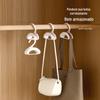 Gancho de Bolsa FaSoLa Arco Pendurador de Bolsa Amarrador Lenço de Seda Chapéu Guarda-roupa Cinto Pendurador Gancho Multifuncional Cabide