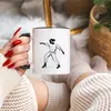 Canecas de Cerâmica Estampadas Mais Vendidas no Exterior, Canecas de Escritório, Presentes Criativos, Canecas de Café de Cerâmica