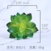 B019-3 Suministro Directo de Fábrica Arreglo Floral DIY Cabeza de Planta Suculenta Venta al por Mayor Decoración Suave de Interior Accesorios de Planta Suculenta Simulada