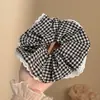 Lazo para el cabello dulce de tamaño grande que no daña el cabello, con estilo perezoso y suave para la cabeza, con lunares, perfecto para el verano