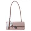 Bolsa feminina da moda estilo coreano, bolsa de ombro com texto, bolsa transversal retrô, bolsa de mão, toalha de seda, bolsa casual para deslocamento, bolsa simples de axila