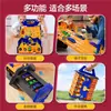 Pista de Ejección de Carreras Coche de Deformación Almacenamiento Coche de Riel Coche de Aleación Coche Deslizante Juguete para Niño Regalo Transfronterizo
