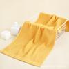 Toalla de algodón de nuevo estilo para adultos, pareja, gruesa, suave, absorbente, larga, de terciopelo, lisa, para el hogar, para lavar la cara, venta al por mayor, logotipo bordado