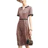 Vestido Elegante para Mulheres, Novo Estilo Primavera/Verão 2026, Estilo de Rua Maduro e Chique, Toque de Luxo, Cintura Marcada, Vestido Floral que Rejuvenesce