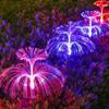 25 Anos de Fornecimento Transfronteiriço de Luzes de Água-Viva de Fibra Óptica Ultra Brilhantes Montadas no Solo com Energia Solar, Luzes de Girassol para Gramado, Luzes de Dente-de-Leão para Exterior