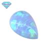 Huagang Gem OPAL Sintético em forma de pêra OPAL Pedra nua Artificial OPAL Anéis em forma de gota Broca de fundo plano OP06