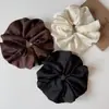 Scrunchie casual de bolinhas estilo francês para rabos de cavalo baixos, elegante e suave, não danifica o cabelo, elástico de cabelo para mulheres