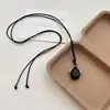 Collar Colgante Largo Versátil Estilo Minimalista Ins del Mismo Estilo que una Bloguera Coreana con una Botella de Perfume que se Mueve para Mujer