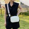 Bolsas transfronteiriças comércio exterior cor sólida PU bolsa mensageiro bolsa feminina pequena bolsa feminina bolsa de ombro pequena bolsa quadrada bolsa coreana alça larga