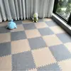 Tapete de Espuma para Cabeceira de Quarto Tapete de Chão Carpete de Quarto Resistente à Sujeira Instalação Completa Absorção de Choque Isolamento Acústico Tapete de Chão Puzzle Sem Manutenção