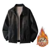 2026 Jaqueta de Couro Retro Americana Tendência Masculina Outono Inverno Marca Tendência Solta Couro PU Gola Lapela Jaqueta de Motociclista Masculino Feminino