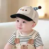 Chapéus Fofos para Bebês e Crianças Pequenas, Bonés de Baseball de Malha Finos e Respiráveis para Meninos e Meninas, Adequados para Bebês Pequenos na Primavera