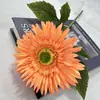Venda Direta do Fabricante: Flor Artificial de Gérbera de Haste Única, Margarida Africana, Arranjo de Flores para Casa, Flores Decorativas para Sala de Estar, Flores Artificiais no Atacado