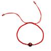 Pulseira Cinnabar Feminina Roxo Ouro Areia 14K Pacote Corda Vermelha Ouro Corda de Mão Fina Elegante Simples para Meninos e Meninas