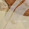Nuevo Gancho de Borde de Flor Pequeña de 2.5--5cm Cinta de Gasa de Nieve Lazo DIY Accesorios para el Cabello Ropa Accesorios para Envoltura de Regalos Cinta