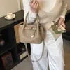 Bolso Plegado Retro Francés para Mujer 2026 Nueva Moda Bolso de Hombro Simple para el Trabajo Bolso Cruzado Casual Diario