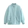Comercio Exterior Otoño e Invierno 2025 Moda Casual Estilo Europeo y Americano Chaqueta de Algodón Decorativa con Bolsillo con Cremallera y Solapa para Mujer A19518