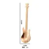 Cuchara de Guitarra Creativa Cuchara de Acero Inoxidable 304 Cuchara de Café de Titanio Cuchara para Mezclar Cuchara Beth Cuchara de Bar Cuchara de Bar Musical