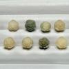 Fruta de bodhi natural tallado garra de gato gato de la suerte caqui zorro de nueve colas DIY texto juego cuentas de Buda accesorios de joyería cadena para teléfono móvil