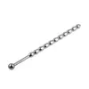Catéter uretral metálico roscado, tapón uretral metálico, acero inoxidable, para hombres gay, estimulación uretral, dispositivo de inserción, ayuda para la masturbación