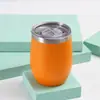 Taza de Huevo Creativa de Acero Inoxidable 304, Fría al Vacío, Forma de U, Copa de Vino Tinto, Portátil para Exteriores, Taza de Cáscara de Huevo, Venta al por Mayor