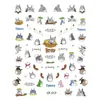 Pegatinas de Arte para Uñas en Relieve 3D Serie Moda Estilo Ins Pegatinas Adhesivas para Uñas Estilos Mixtos