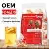Té de Cinco Tesoros de Ginseng Transfronterizo, Té de Rosella, Lavanda, Manzanilla y Menta, Té de Ocho Tesoros de Ginseng, Té de Diez Tesoros No para Venta Nacional