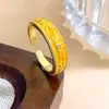 Anillo Patrón Retro 2025 Nuevo Más Vendido Anillo Abierto para Mujeres Diseño de Nicho Lujo Ligero Anillo No Descolorante para Mujeres