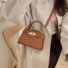 Bolsa de Mão Pequena Elegante de Alta Qualidade para Mulheres 2026 Nova Bolsa Transversal Versátil Bolsa Kelly Super Popular Moda Bolsa Tote Pequena